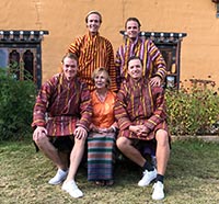 Barbara, Wieger, Tjerk, Folkert, Sjoerd Van der Linden family.